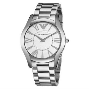 Emporio Armani AR2055 Silver Stainless Steel Watch